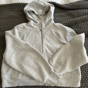 Scuba Oversized Half-Zip Hoodie, M/L